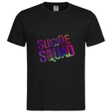 TSuicide Squad Bright Logo -shirt with Print Suicide Squad Bright Logo - 2XL black