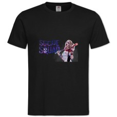 TSuicide Squad Logo Harley Quinn -shirt with Print Suicide Squad Logo Harley Quinn - 2XL black