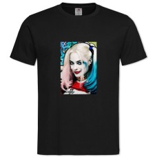 TSuicide Squad Harley Quinn Girl -shirt with Print Suicide Squad Harley Quinn Girl - 2XL black