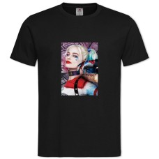 TSuicide Squad Harley Quinn Girl Hero -shirt with Print Suicide Squad Harley Quinn Girl Hero - 2XL black