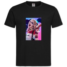 TSuicide Squad Happy Harley Quinn -shirt with Print Suicide Squad Happy Harley Quinn - 2XL black