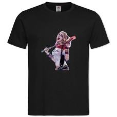 TSuicide Squad Harley Quinn Print -shirt with Print Suicide Squad Harley Quinn Print - 2XL black