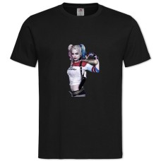 TSuicide Squad Harley Quinn Hero Girl -shirt with Print Suicide Squad Harley Quinn Hero Girl - 2XL black