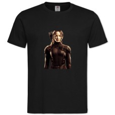 TThe Hunger Games Katniss Everdeen -shirt with Print The Hunger Games Katniss Everdeen - 2XL black