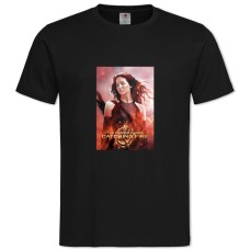 TThe Hunger Games Catching Fire -shirt with Print The Hunger Games Catching Fire - 2XL black