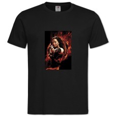 TThe Hunger Games Katniss Everdeen Archer -shirt with Print The Hunger Games Katniss Everdeen Archer - 2XL black