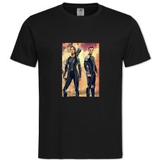 TThe Hunger Games Katniss Everdeen And Peeta Mellark -shirt with Print The Hunger Games Katniss Everdeen And Peeta Mellark - 2XL black