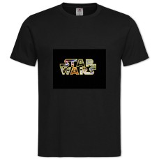 TStar Wars Logo -shirt with Print Star Wars Logo - 2XL black