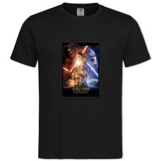 TStar Wars Theme -shirt with Print Star Wars Theme - 2XL black
