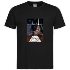 TStar Wars Logo Heroes -shirt with Print Star Wars Logo Heroes - 2XL black