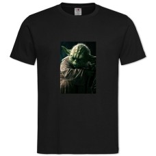 TStar Wars Yoda -shirt with Print Star Wars Yoda - 2XL black