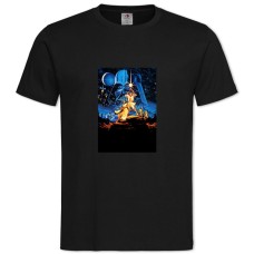 TStar Wars Characters -shirt with Print Star Wars Characters - 2XL black