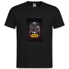 TStar Wars Main Heroes Print -shirt with Print Star Wars Main Heroes Print - 2XL black