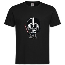 TStar Wars Little Darth Vader -shirt with Print Star Wars Little Darth Vader - 2XL black