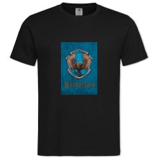 Футболка с принтом Гарри Поттер Рейвенкло - 2XL черная