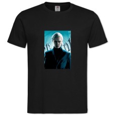 Футболка с принтом Гарри Поттер Драко Малфой - 2XL черная