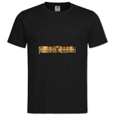 Футболка с принтом Пираты Карибского Моря Логотип - 2XL черная