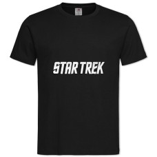 TStar Trek White Logo -shirt with Print Star Trek White Logo - 2XL black