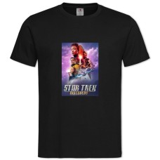 TStar Trek Theme -shirt with Print Star Trek Theme - 2XL black