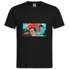 TStar Trek Comics Theme -shirt with Print Star Trek Comics Theme - 2XL black