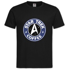 TStar Trek Coffee -shirt with Print Star Trek Coffee - 2XL black
