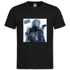 Футболка с принтом Джон Уик Коллаж Принт - 2XL черная