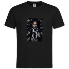 Футболка с принтом Джон Уик Опасный Принт - 2XL черная