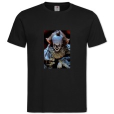 Футболка з принтом Воно Пеннивайз, Танцюючий Клоун Світлий Принт - 2XL чорна