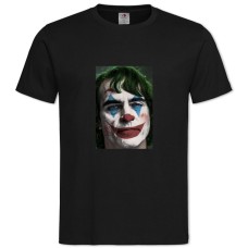 Футболка с принтом Джокер Лицо Принт - 2XL черная