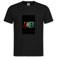 Футболка с принтом Джокер Логотип - 2XL черная