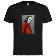 Футболка с принтом Джокер Курение Арт - 2XL черная