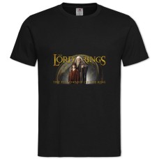 TThe Lord Of The Rings Logo Heroes -shirt with Print The Lord Of The Rings Logo Heroes - 2XL black