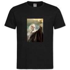 TThe Lord Of The Rings Gandalf -shirt with Print The Lord Of The Rings Gandalf - 2XL black