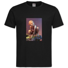 TThe Lord Of The Rings Gollum Hero -shirt with Print The Lord Of The Rings Gollum Hero - 2XL black