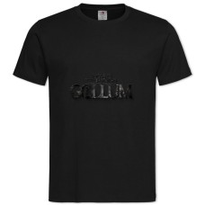 TThe Lord Of The Rings Gollum Logo -shirt with Print The Lord Of The Rings Gollum Logo - 2XL black