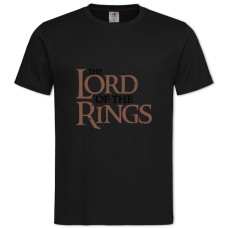 TThe Lord Of The Rings Logo -shirt with Print The Lord Of The Rings Logo - 2XL black