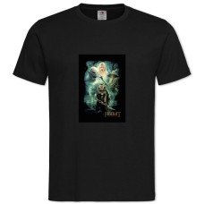 Футболка с принтом Хоббит Принт - 2XL черная