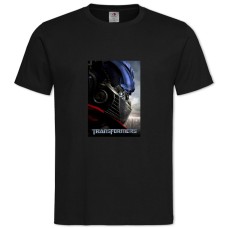 TTransformers Theme -shirt with Print Transformers Theme - 2XL black