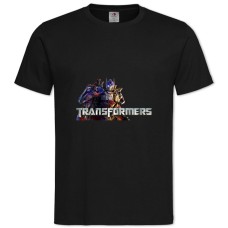 TTransformers Logo Optimus Prime -shirt with Print Transformers Logo Optimus Prime - 2XL black