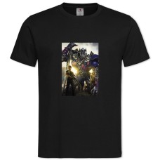 TTransformers Robot Hero Print -shirt with Print Transformers Robot Hero Print - 2XL black