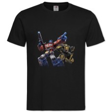 TTransformers Robots -shirt with Print Transformers Robots - 2XL black