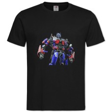 TTransformers Print With Optimus Prime -shirt with Print Transformers Print With Optimus Prime - 2XL black