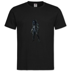 Футболка с принтом Чужой Хищник - 2XL черная