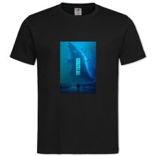 Футболка с принтом Годзилла Главная Тема - 2XL черная