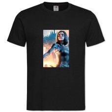 TAlita Battle Angel Theme -shirt with Print Alita Battle Angel Theme - 2XL black