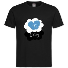 TВиноваты Звёзды Okay -shirt with Print Виноваты Звёзды Okay - 2XL black