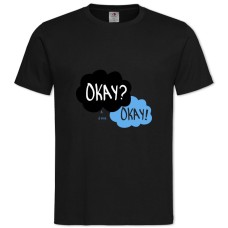 TВиноваты Звёзды Okay? Okay -shirt with Print Виноваты Звёзды Okay? Okay - 2XL black