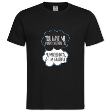 TВиноваты Звёзды Quote 2 -shirt with Print Виноваты Звёзды Quote 2 - 2XL black