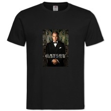 TThe Great Gatsby Main Hero -shirt with Print The Great Gatsby Main Hero - 2XL black