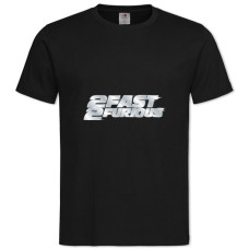 TThe Fast And The Furious Logo -shirt with Print The Fast And The Furious Logo - 2XL black
